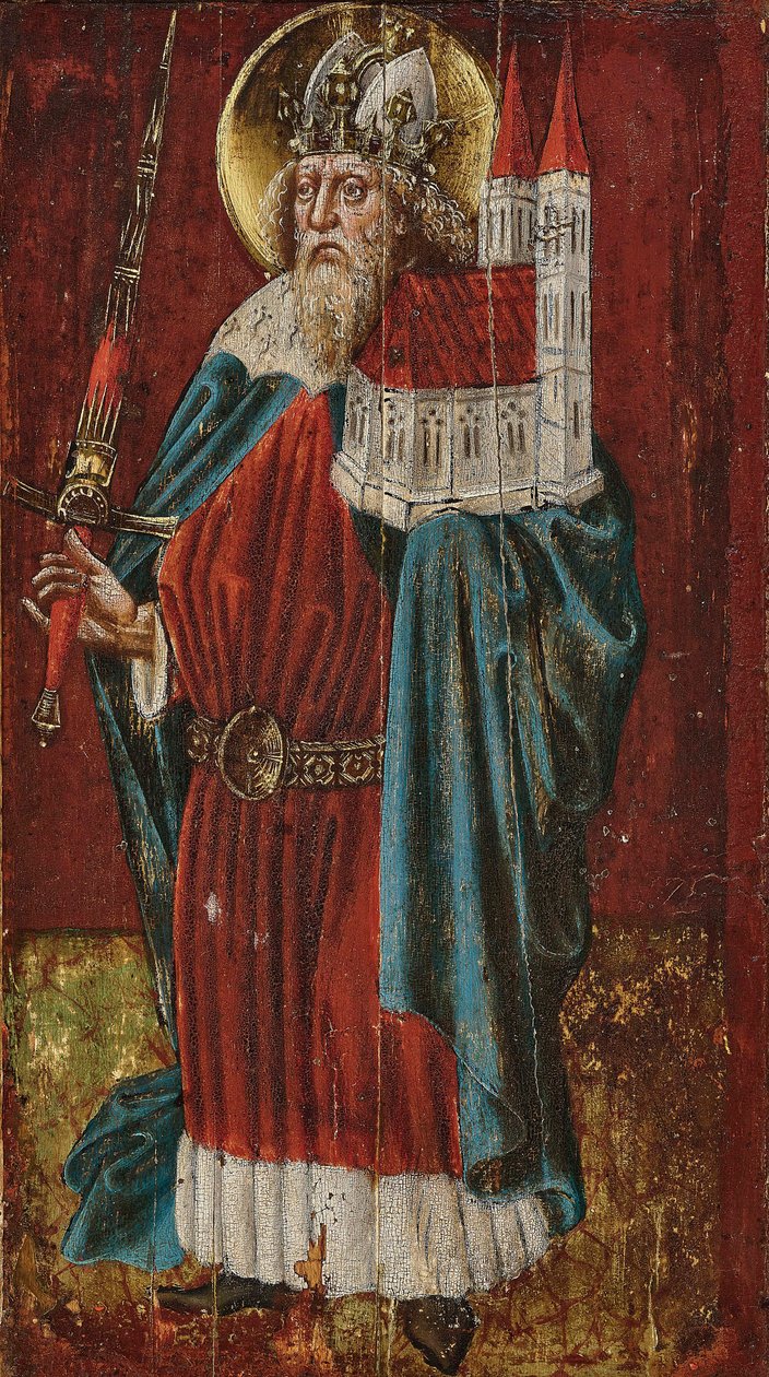 Keiser Henrik II, andre halvdel av 1400-tallet. av South German master