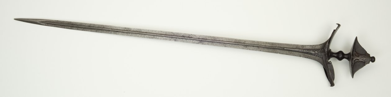 Rett sverd (stål og jern) av South Indian School