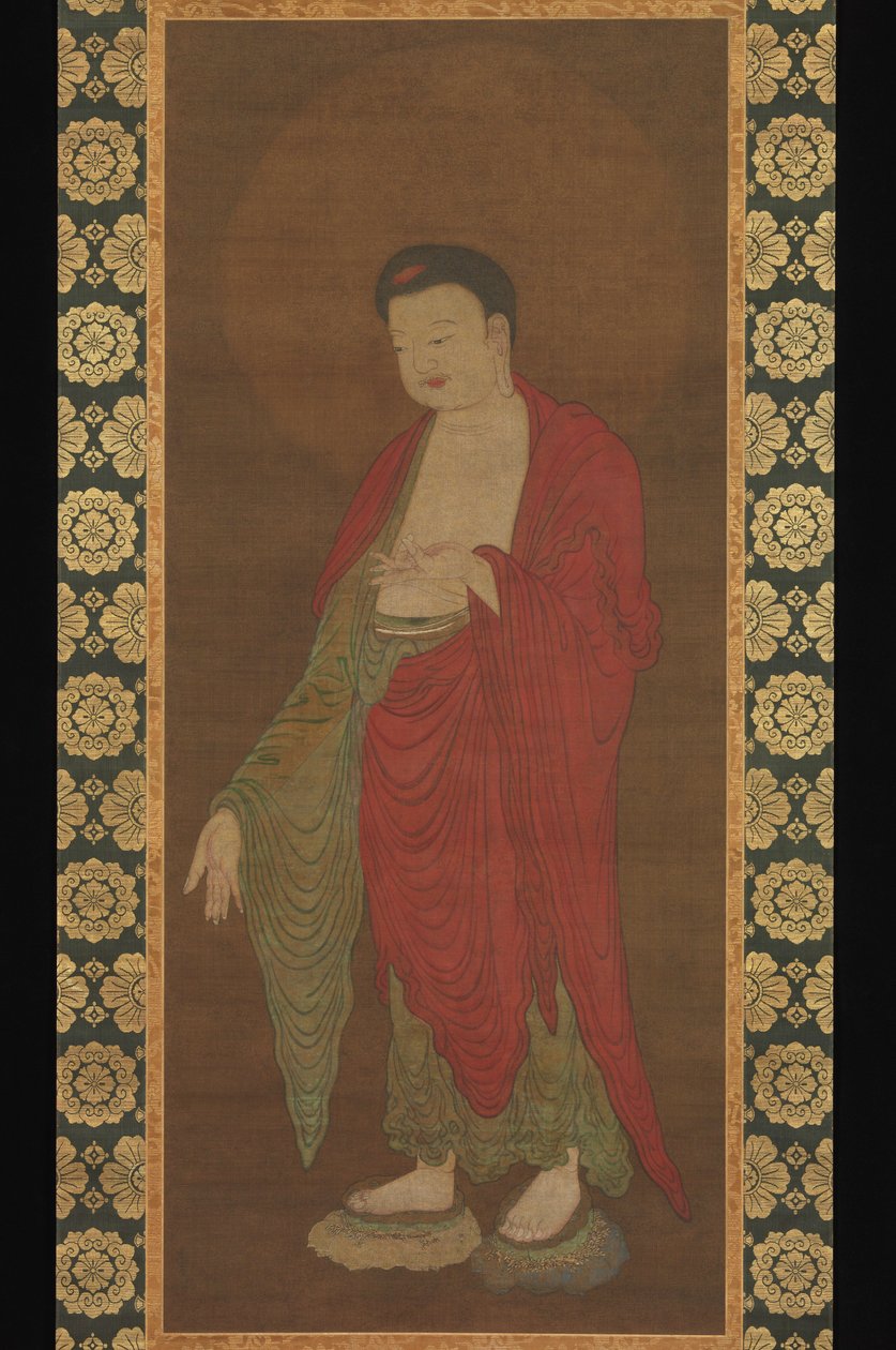 Buddha Amitabha som stiger ned fra sitt rene land av Southern Song Dynasty Chinese School