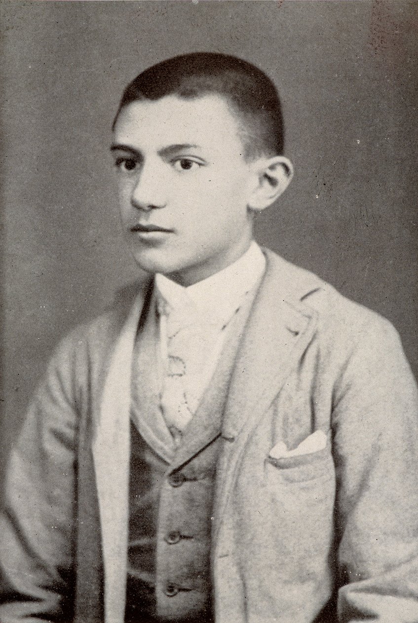 Pablo Picasso, 15 år gammel, 1896 av Spanish Photographer