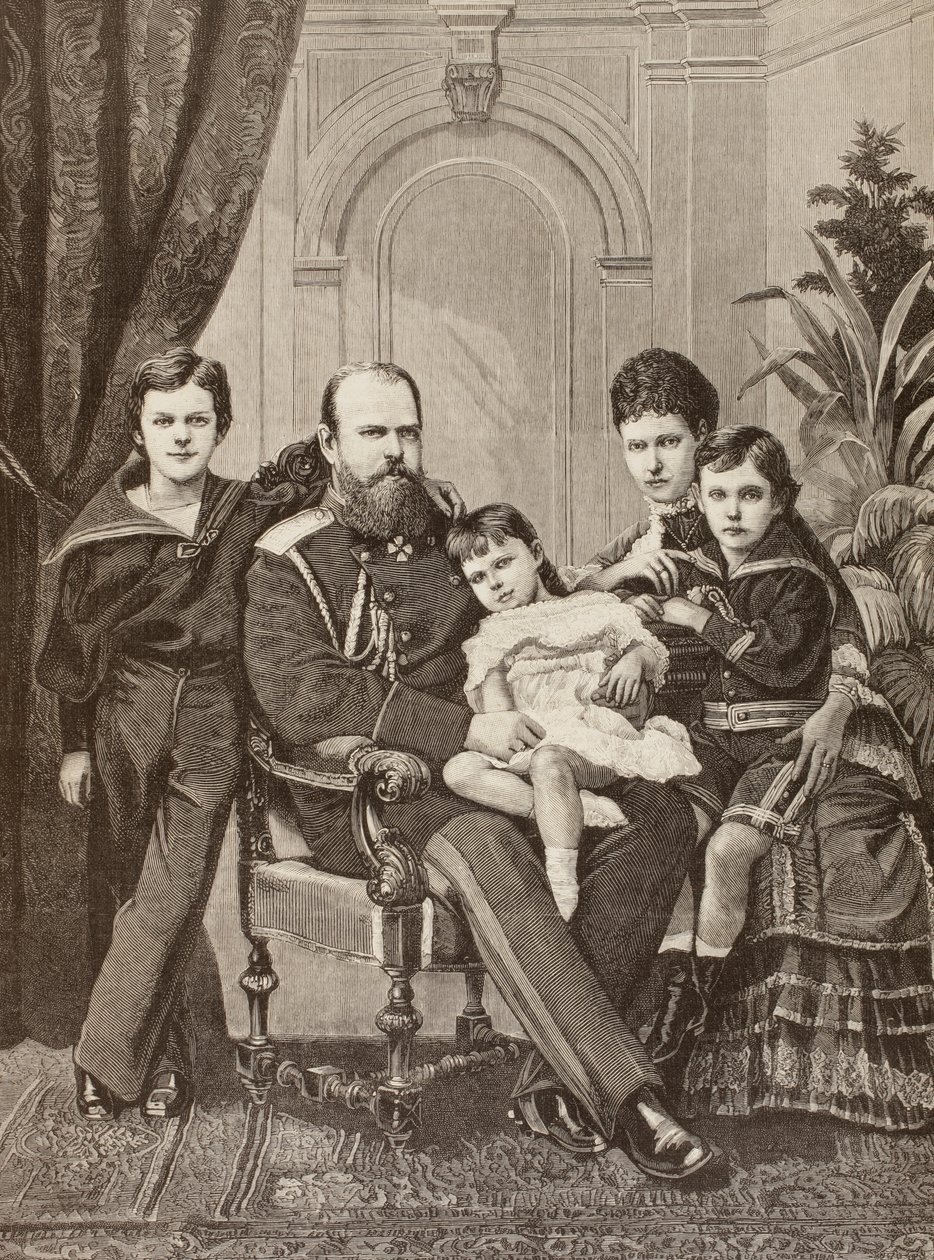 Alexander III av Russland og hans familie, fra 