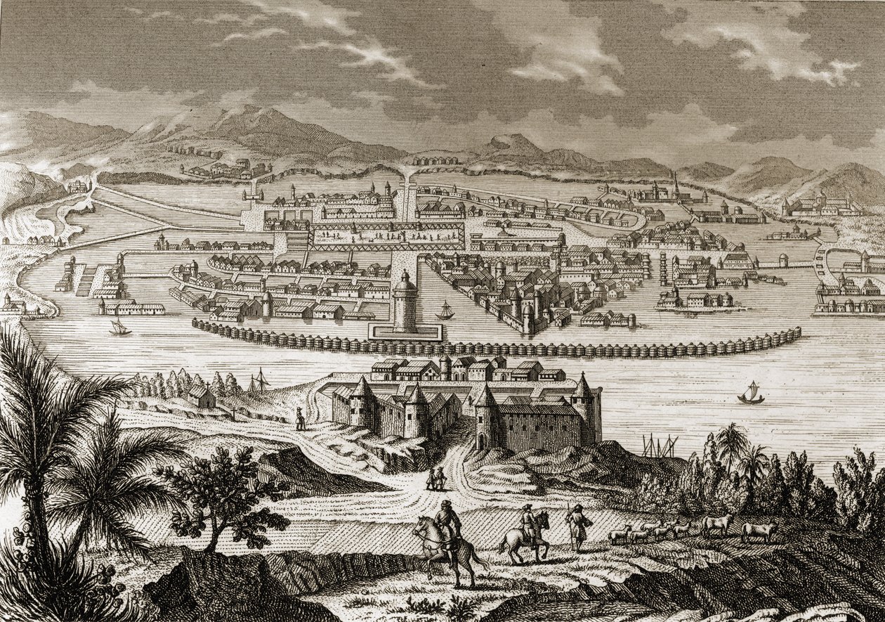 Mexico by på tidspunktet for den spanske erobringen (1519–35) av Spanish School
