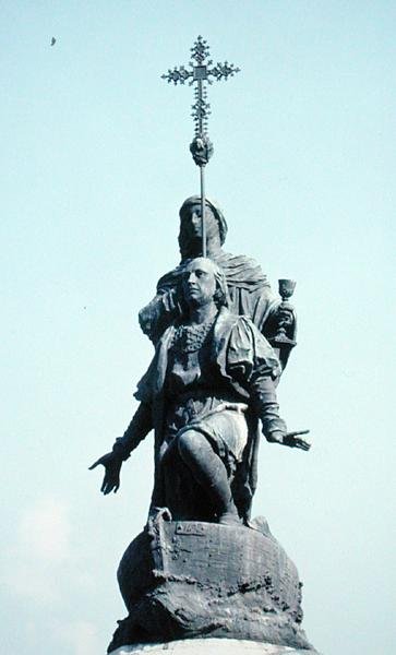 Monument til grunnloven fra 1812 av Spanish School