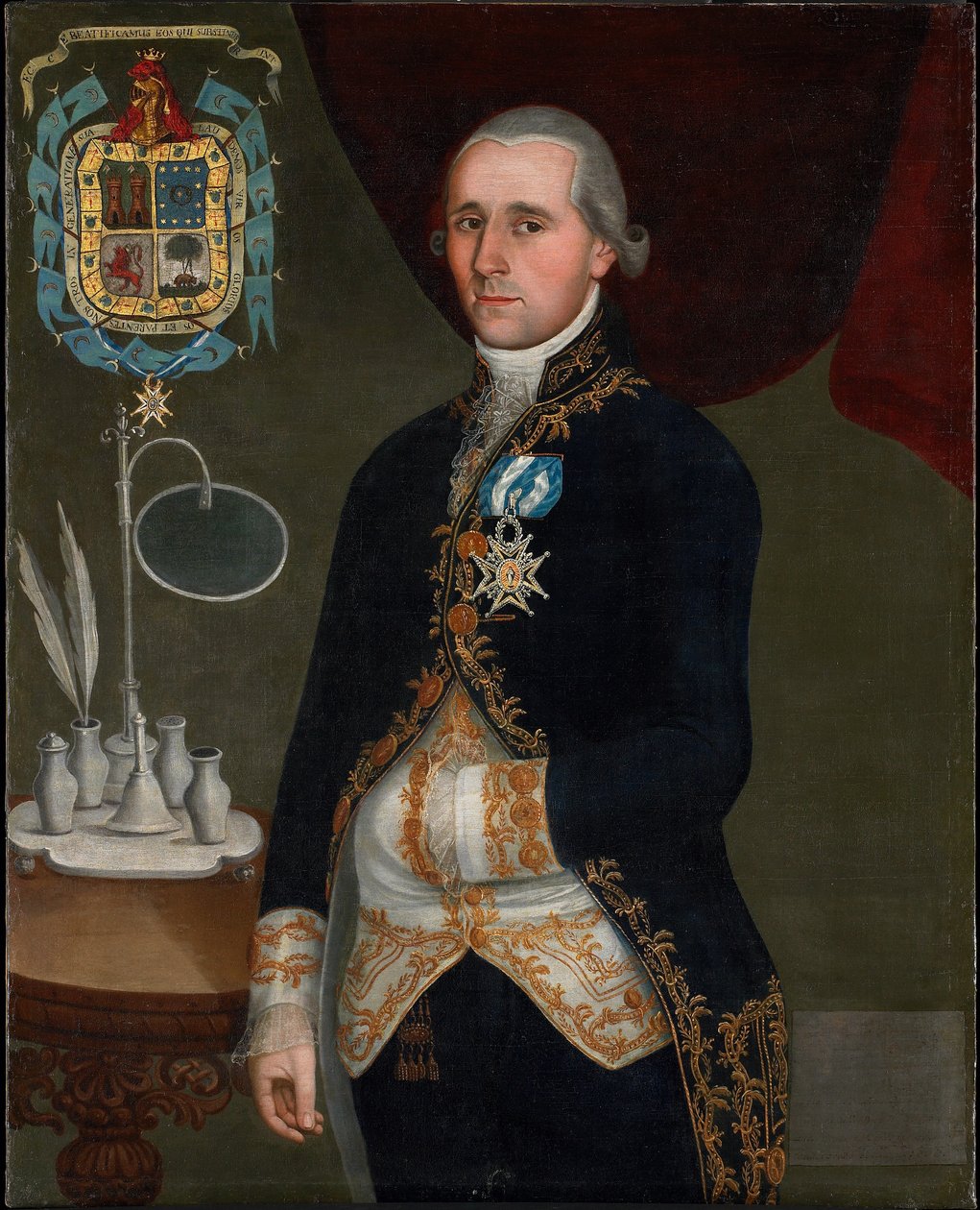 Portrett av hertugen av Agrada, ca. 1805 av Spanish School