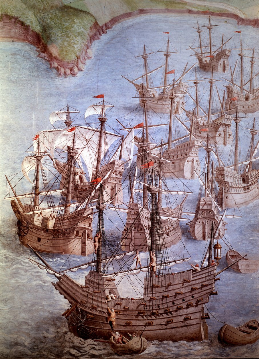 Ekspedisjonen til øya Terceira, 1582 av Spanish School