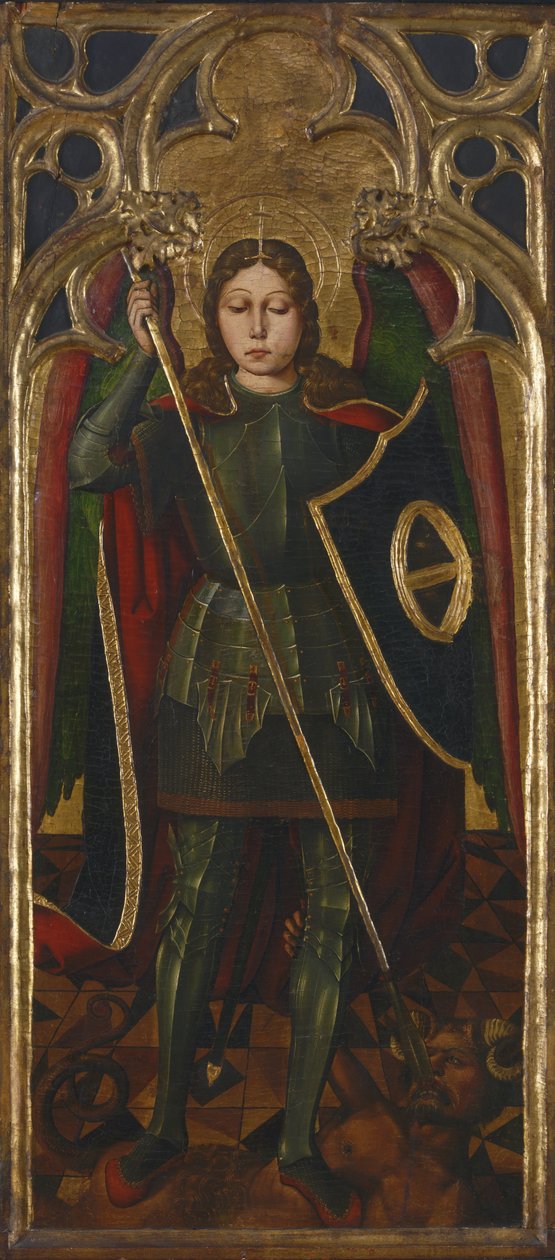 Erkeengelen Michael av Spanish Juan Ximénez