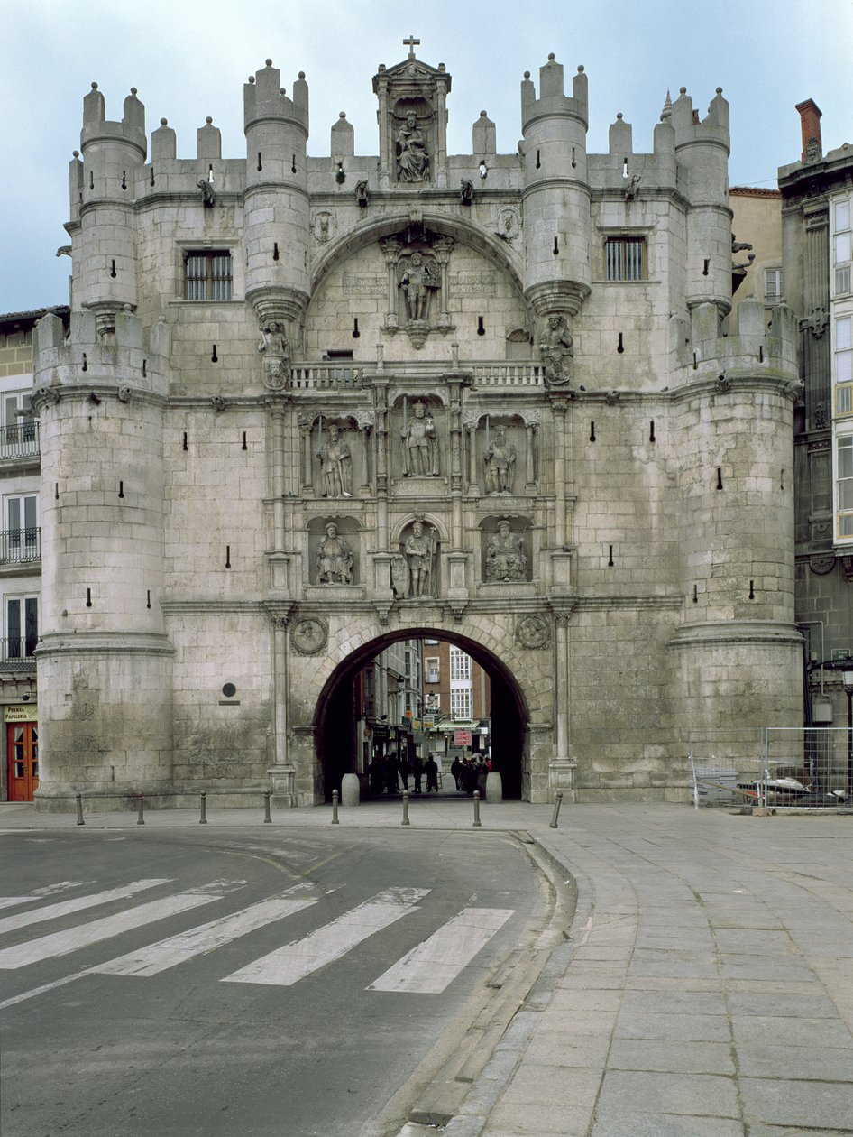 Arco de Santa Maria, en gang en del av bymuren av Spanish School