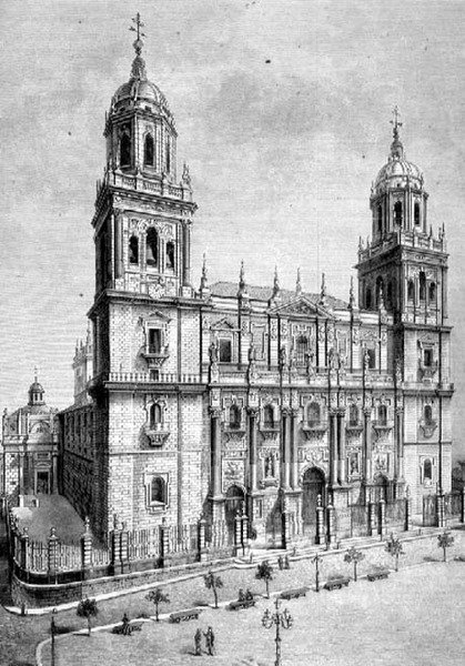 Katedralen i Jaen, Spania av Spanish School