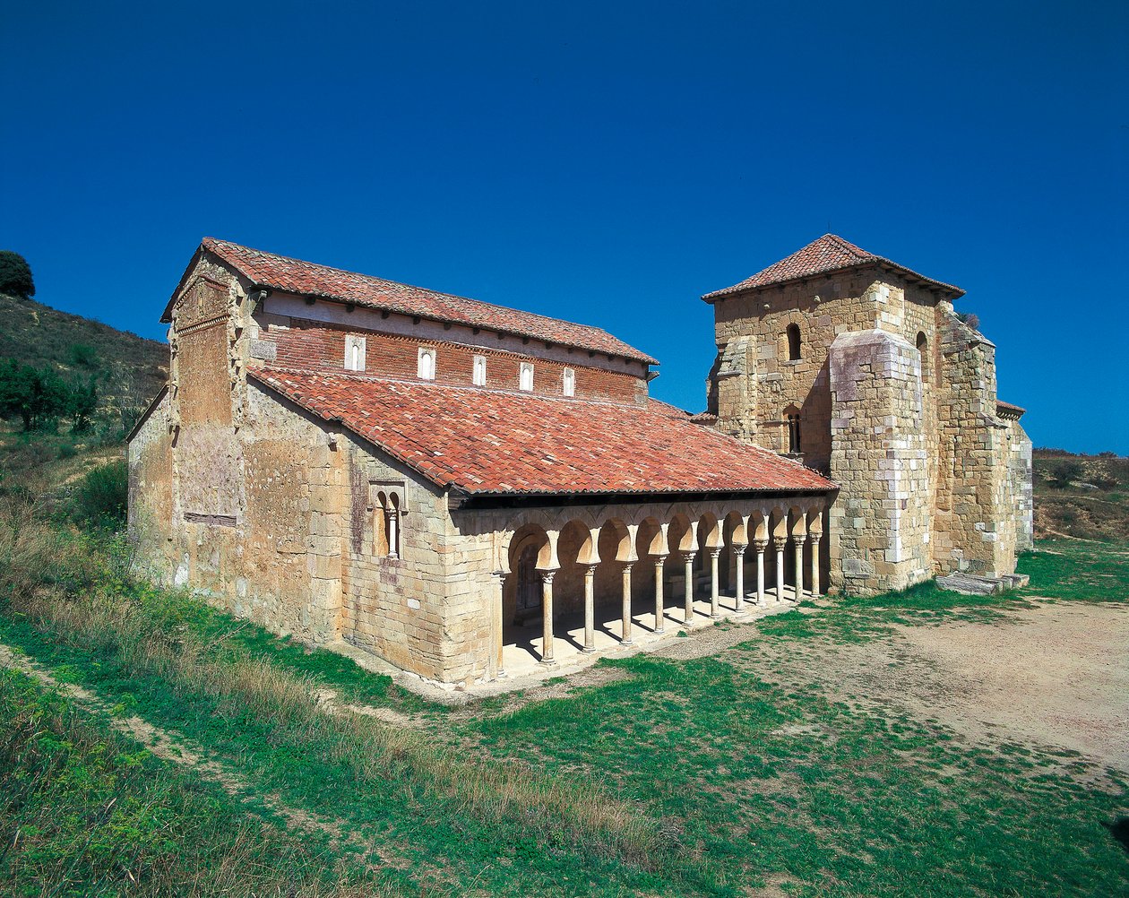 San Miguel de Escalada-kirken, 913 (bilde) av Spanish School
