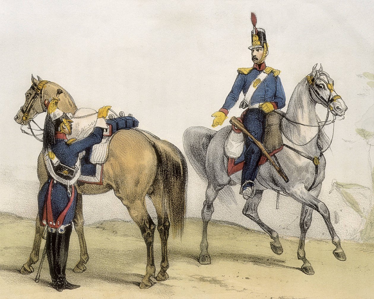 DE SOTTO, Serafin Maria, jarl av Clonard (1793–1862). Organisk historie om det spanske infanteriet og kavaleriet. 1851–1859. Kavalerister under Ferdinand VIIs regjeringstid av Spania. Soldat i linjekavaleriet og lett kavaleri (1824–1834). Ingeniør av Spanish School