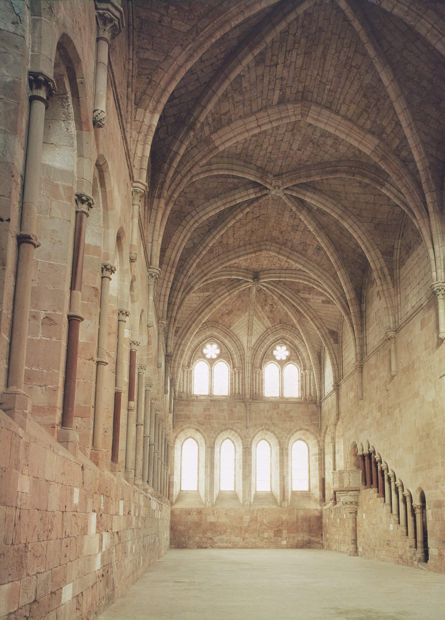 Interiør i klosterets refektorium, 1215 av Spanish School