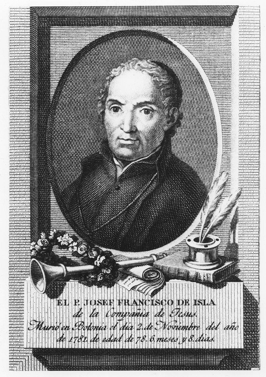 Jose Francisco de Isla (gravering) av Spanish School