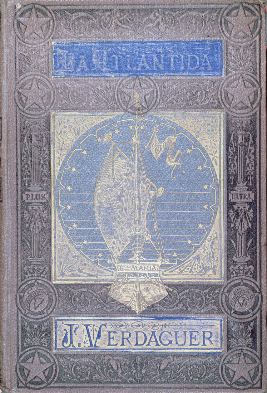 La Atlantida av Jacinto Verdaguer (1845-1902), utgave på kastiliansk utgitt i Barcelona 1878 av Spanish School