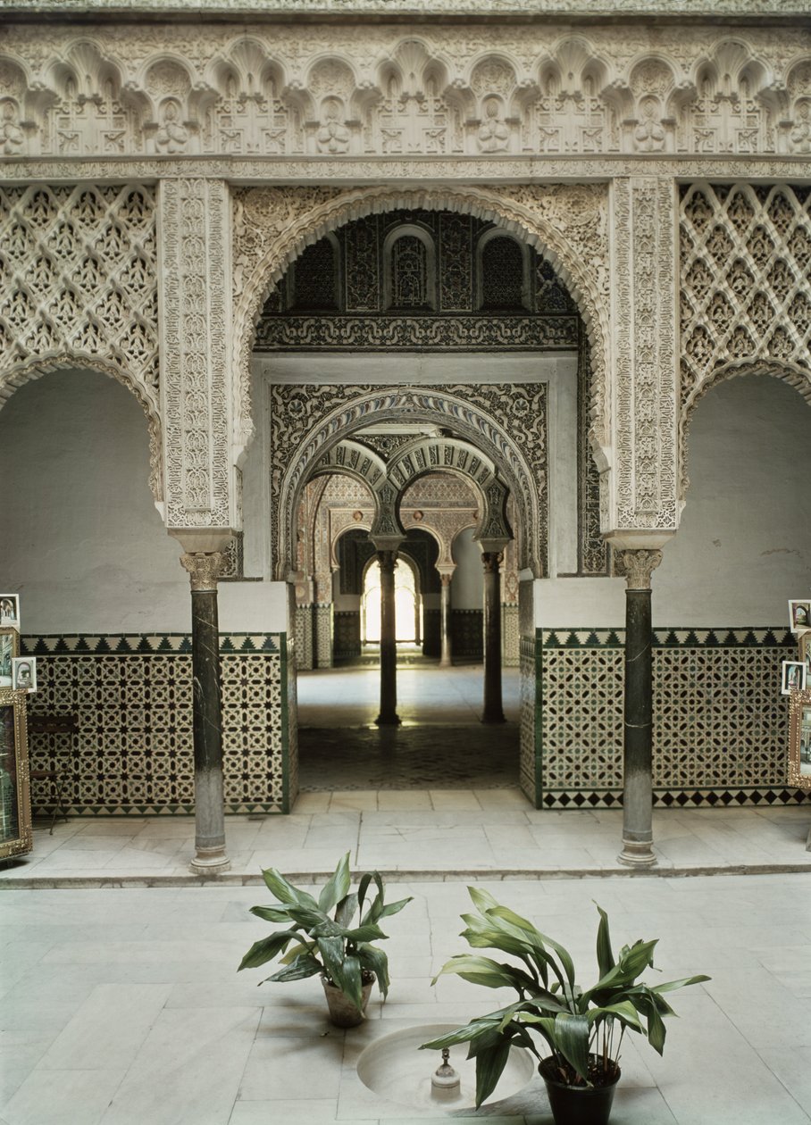 Patio de las Munecas, 1100-1300-tallet av Spanish School