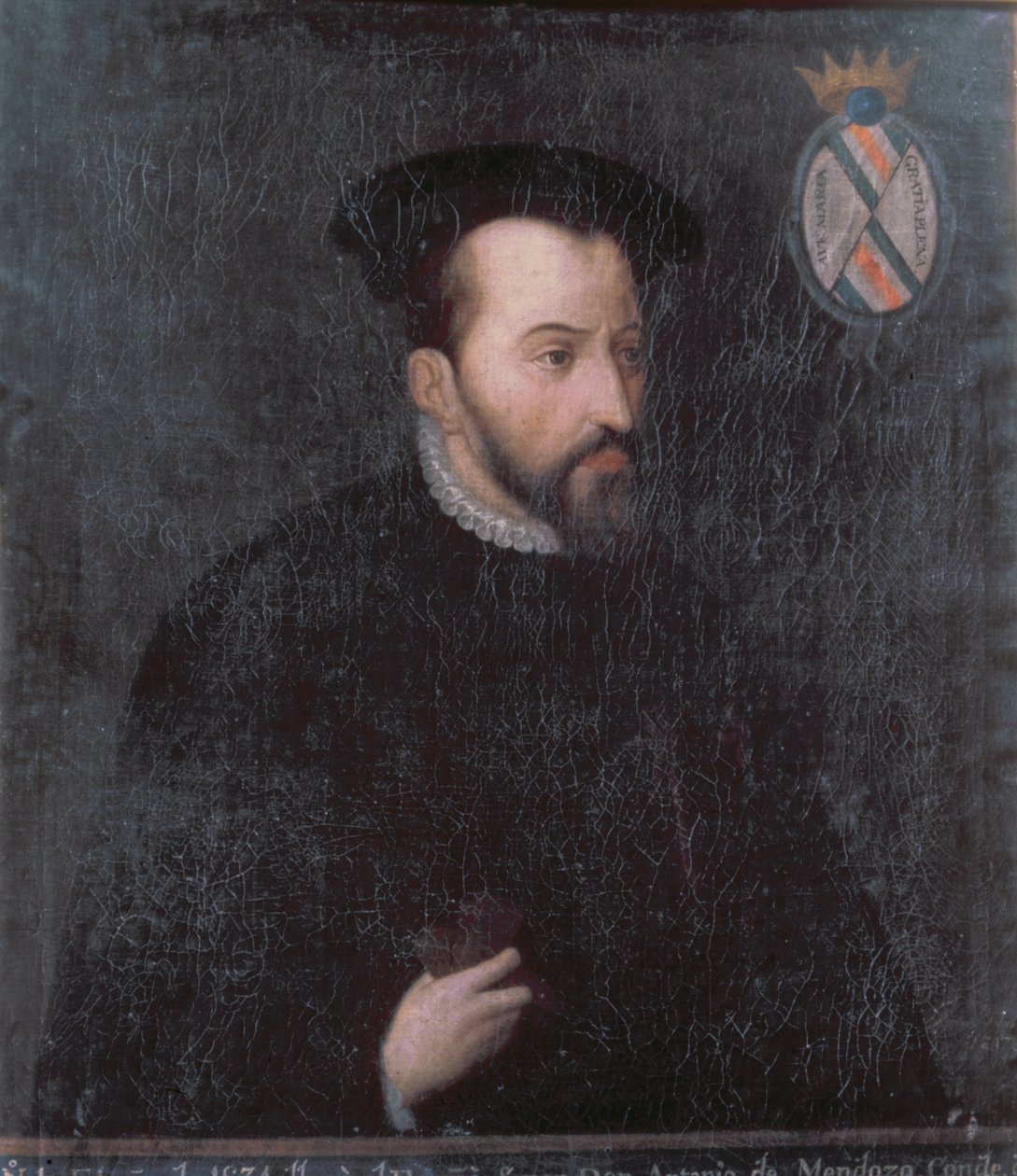Portrett av Antonio de Mendoza, ca. 1534 (olje på lerret) av Spanish School
