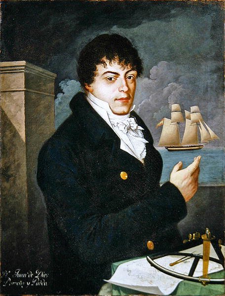 Portrett av Don Juan de Dios Parreno y Pardo (olje på lerret) av Spanish School
