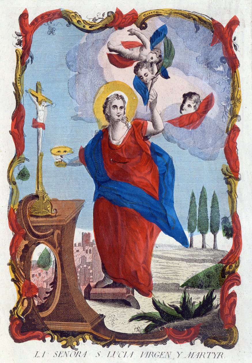 Saint Lucy av Spanish School