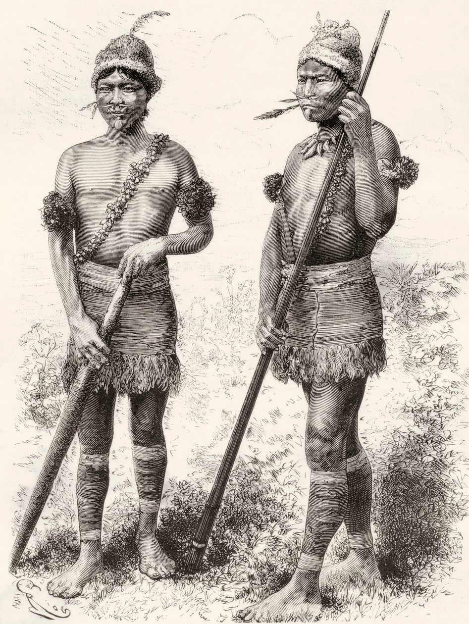 Søramerikanske Carijona-indianere av Spanish School