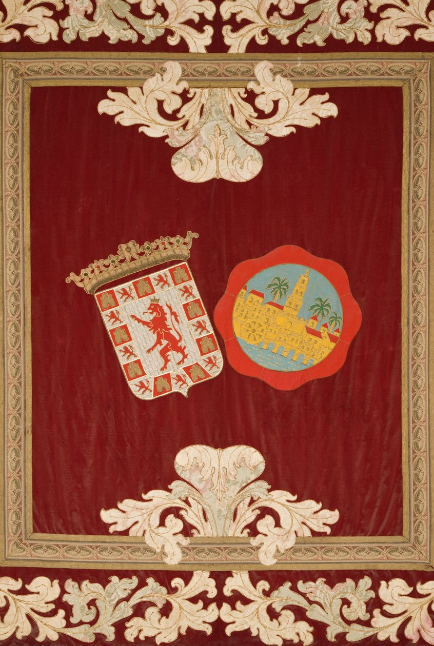 Tapet fra Mosaikkens sal i de kristne kongers Alcazar av Spanish School