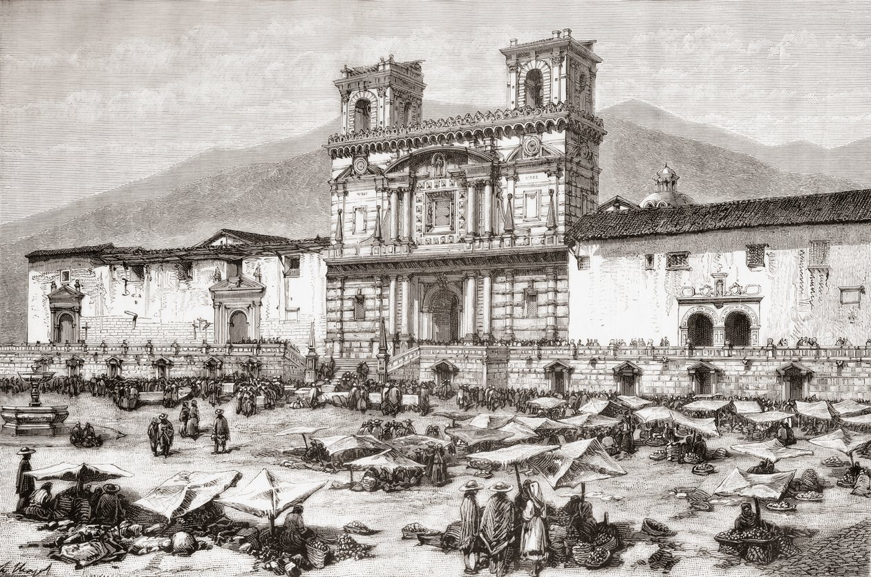 Katedralen, Independence Square aka La Plaza Grande, Quito, Ecuador av Spanish School