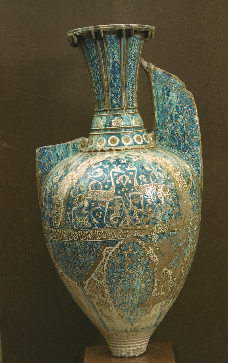 Vase av Alhambra (lustreware) av Spanish School