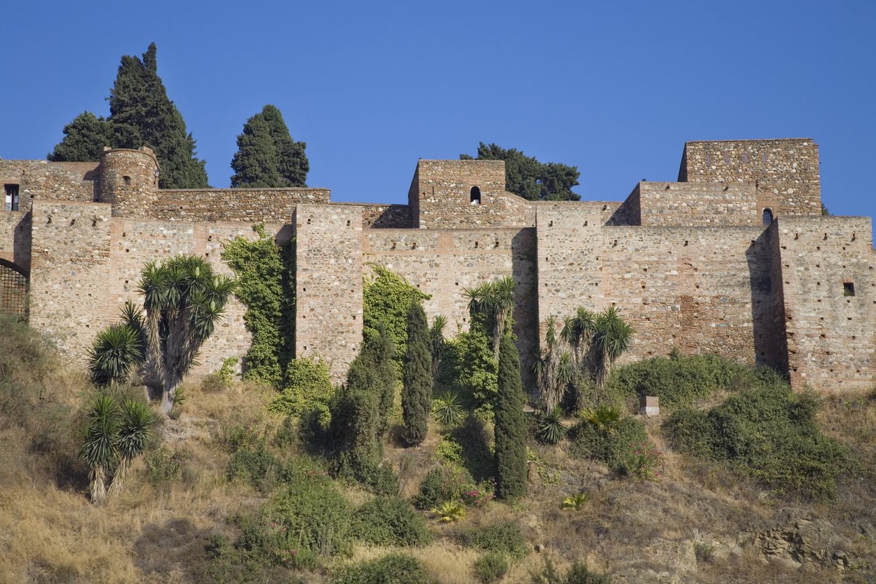 Murene til Alcazaba av Spanish School