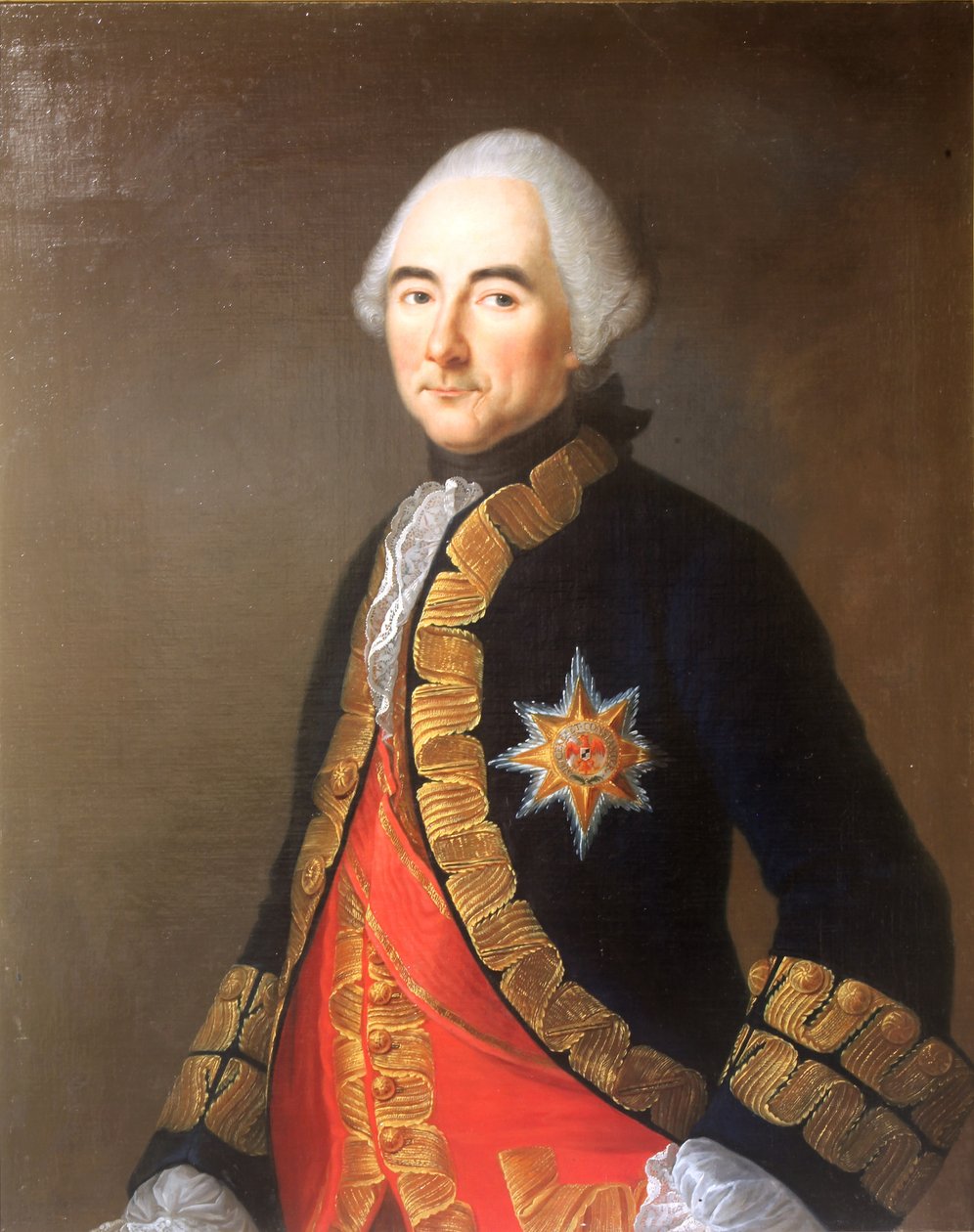 Portrett av Jean-Jacques, comte de Beausobre, i generalløytnantuniform av Speiségger