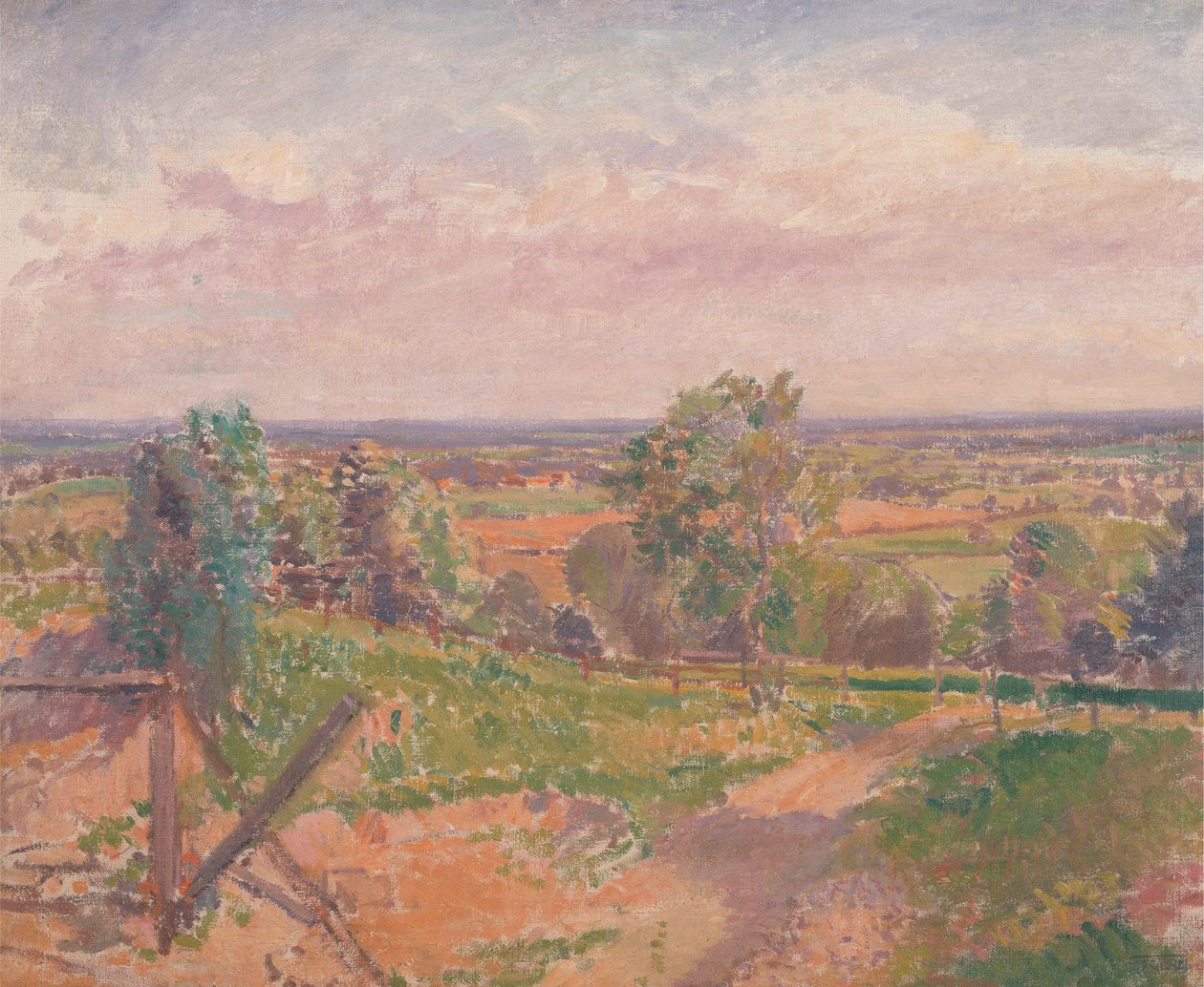 Et omfattende landskap i Yorkshire av Spencer Frederick Gore