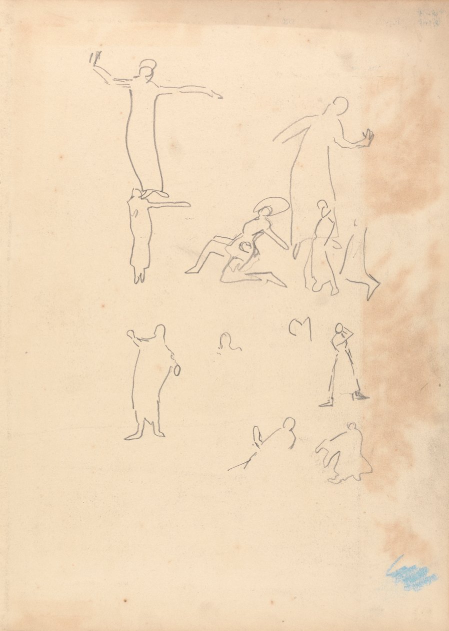 Cave of the Golden Calf: Study of Dancers av Spencer Frederick Gore