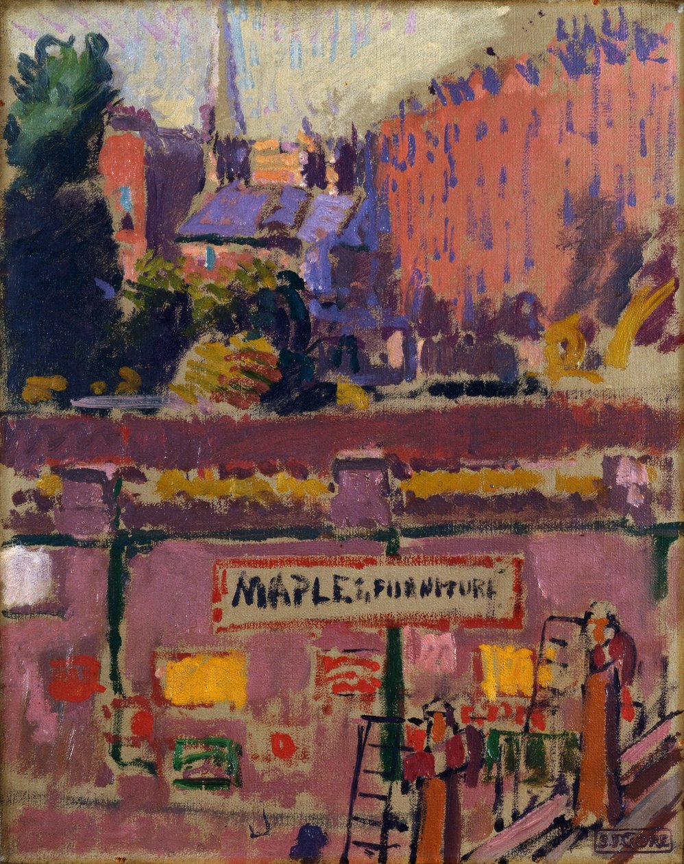 Fra et vindu i Hampstead, 1911 av Spencer Frederick Gore