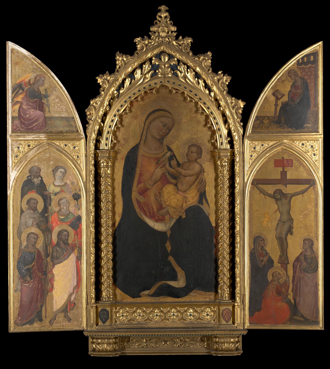 Korsfestelsen med jomfruen kunngjør av Spinello Aretino
