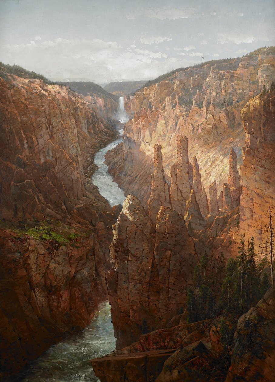Grand Canyon, Yellowstone River av William Sonntag
