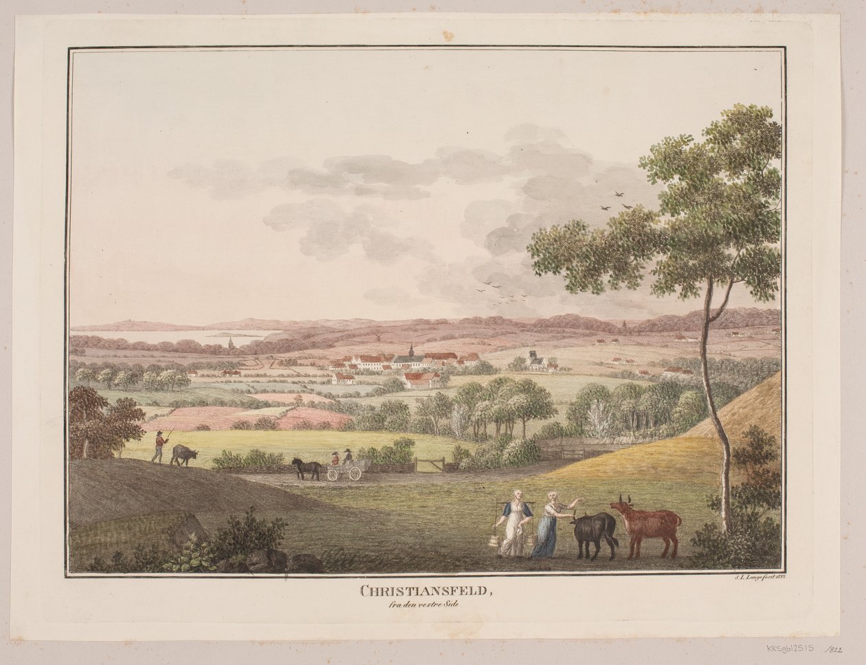 Christiansfeld, fra vestsiden av Søren L. Lange