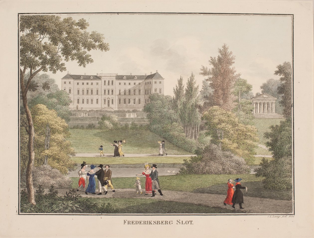 Frederiksberg slott av Søren L. Lange