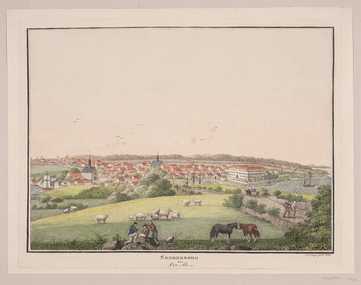 Sønderborg på øya Als av Søren L. Lange
