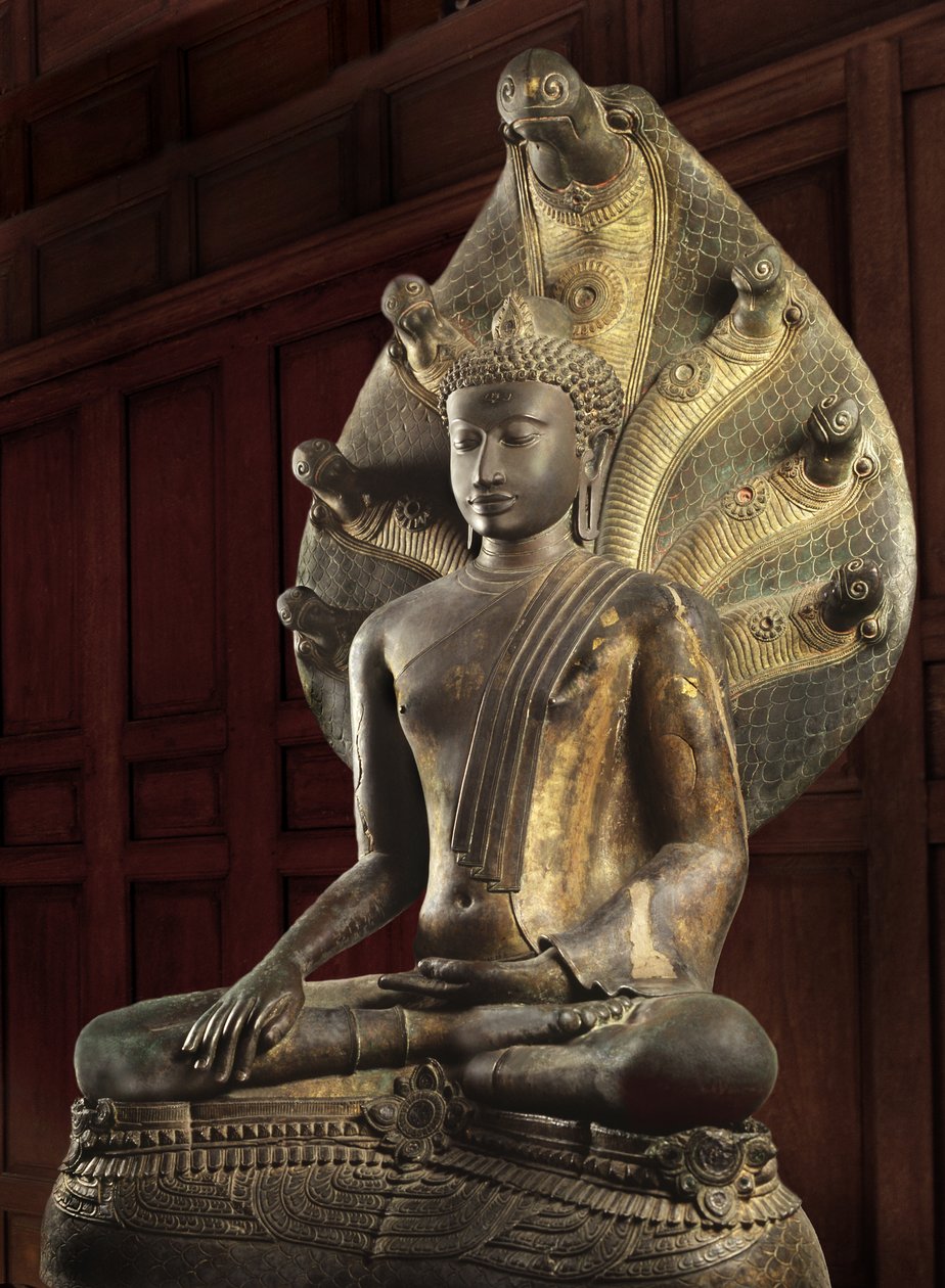 Buddha of Grahi, det mest bemerkelsesverdige bildet av Srivijaya-perioden (bronse) av Srivijaya