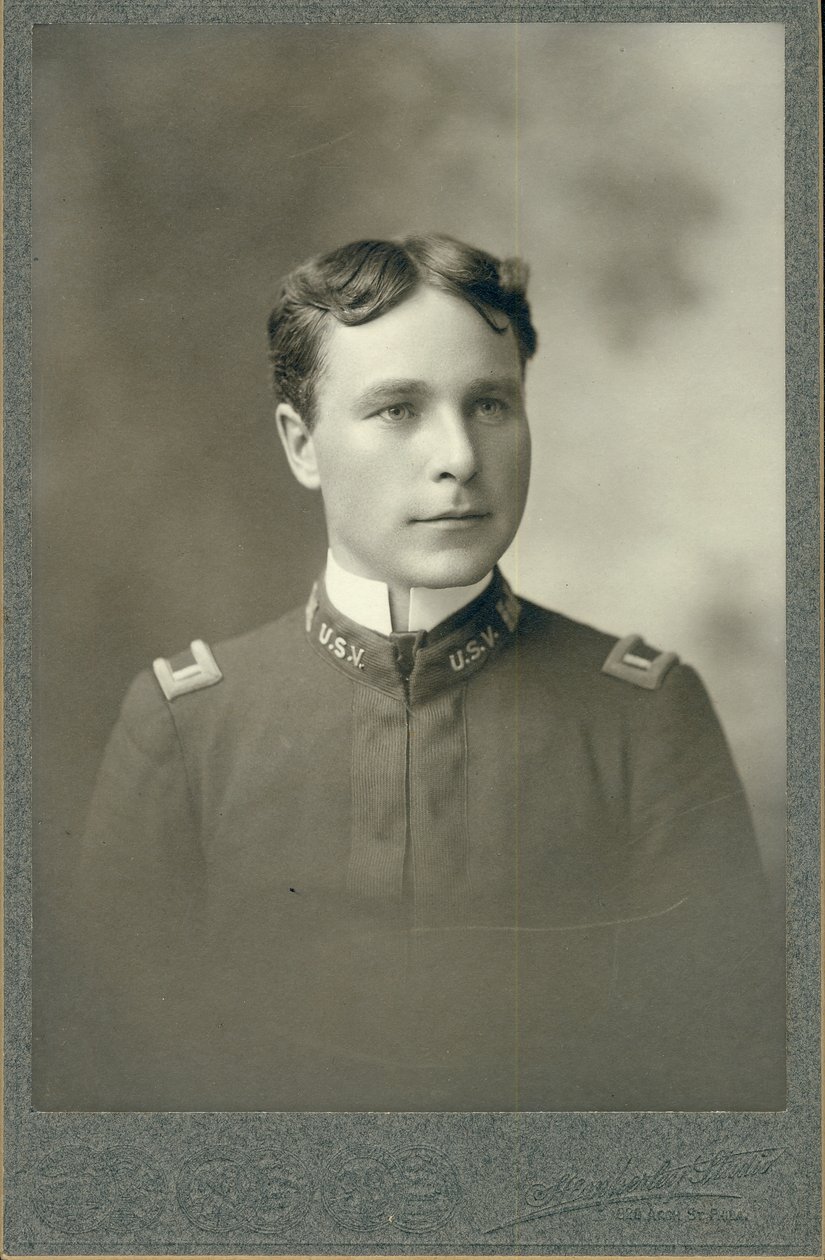 Lawrence P. Butler, 1. løytnant, 3. amerikanske frivillige ingeniører, 41. infanteri amerikanske frivillige av St. Paul Hemperley Studios