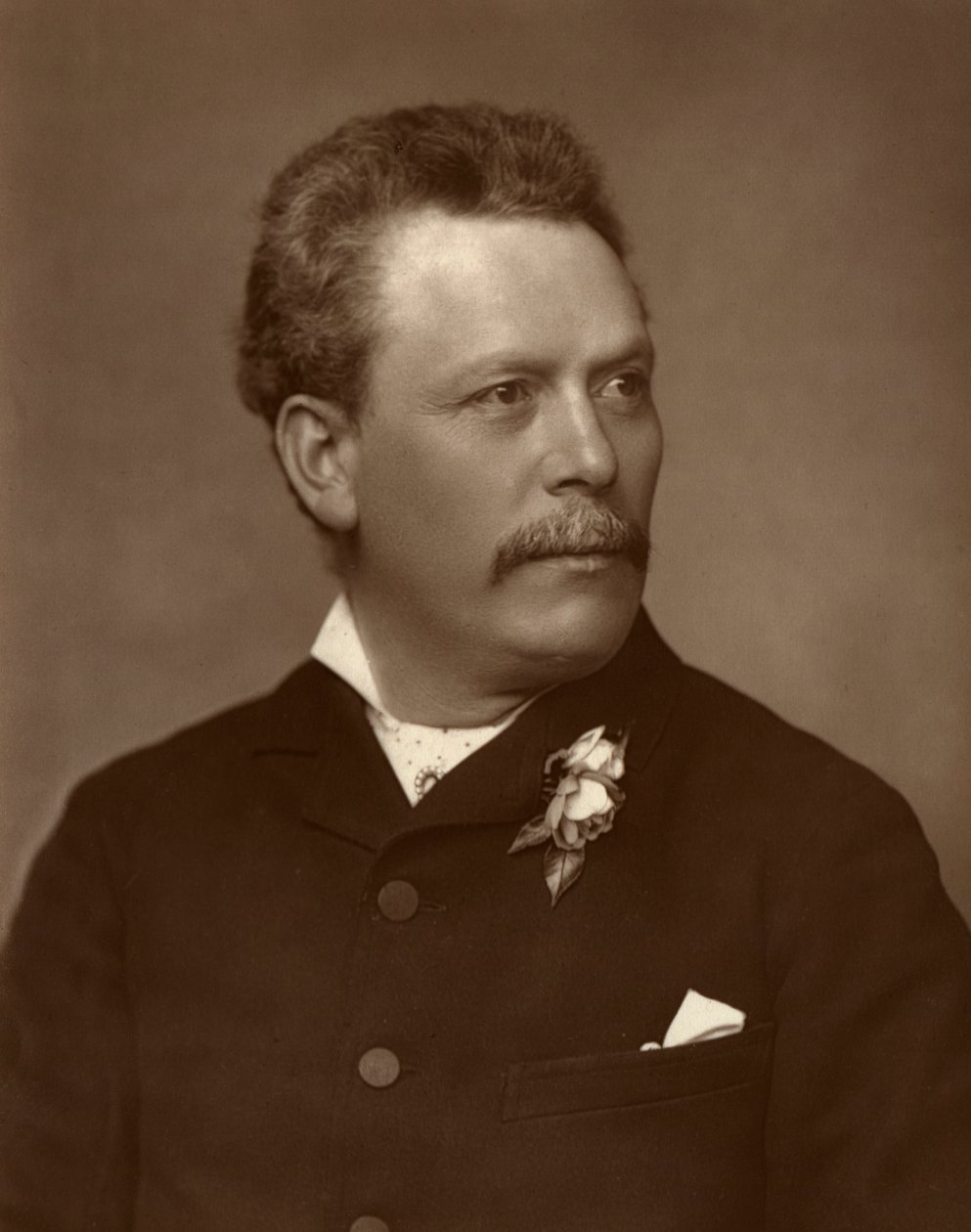 Lionel Brough , britisk skuespiller, 1884 av St James