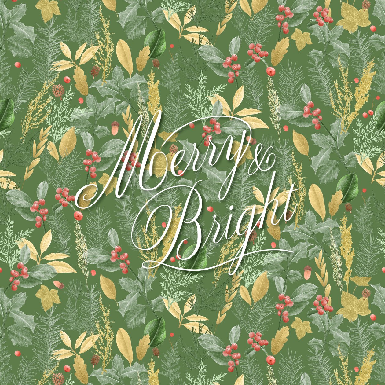 Merry amp; Bright, 2021 (grafittblyant og digital) av Stacy Hsu