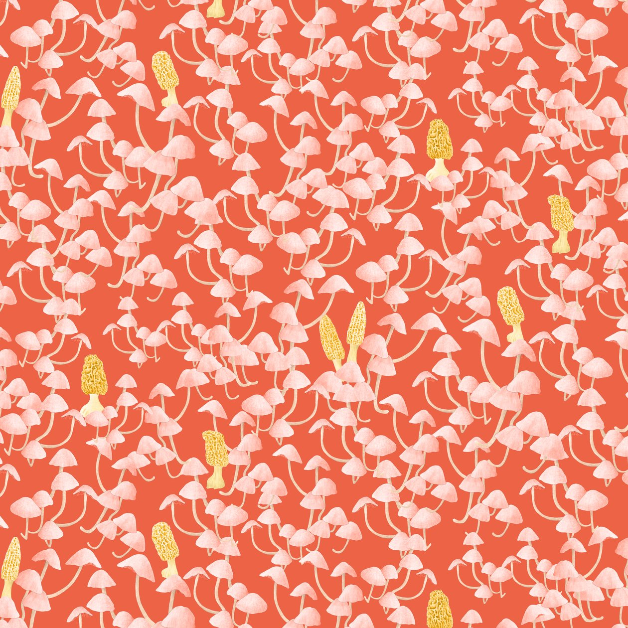 Soppmønster colorway 1, 2022 (grafittblyant og digital) av Stacy Hsu