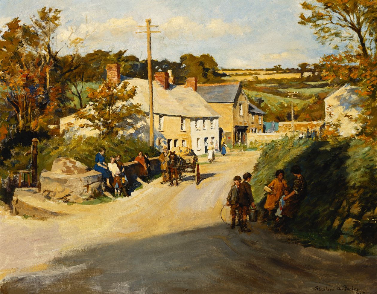 En kornisk landsby av Stanhope Alexander Forbes