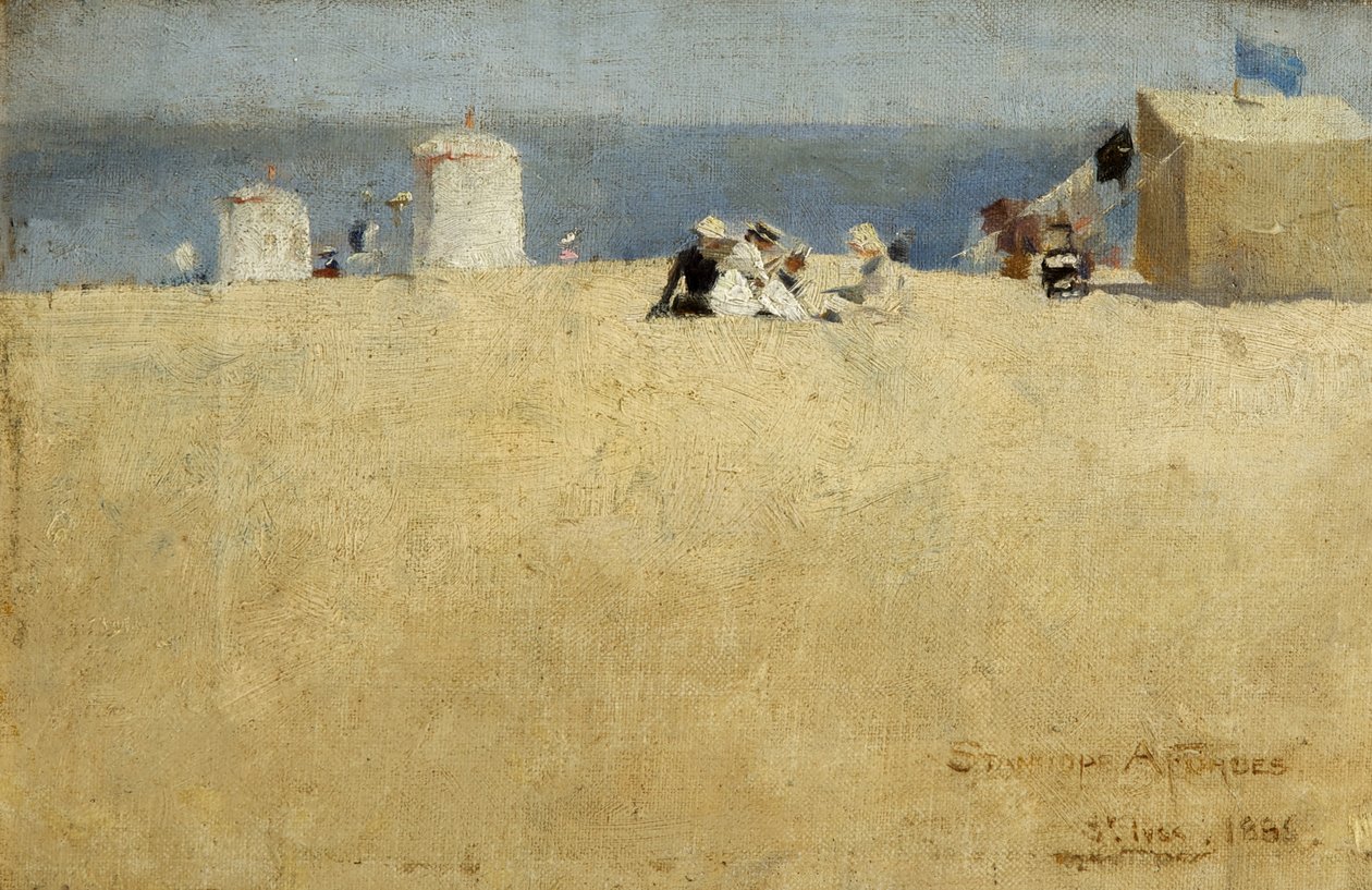 Strandscene, St. Ives av Stanhope Alexander Forbes