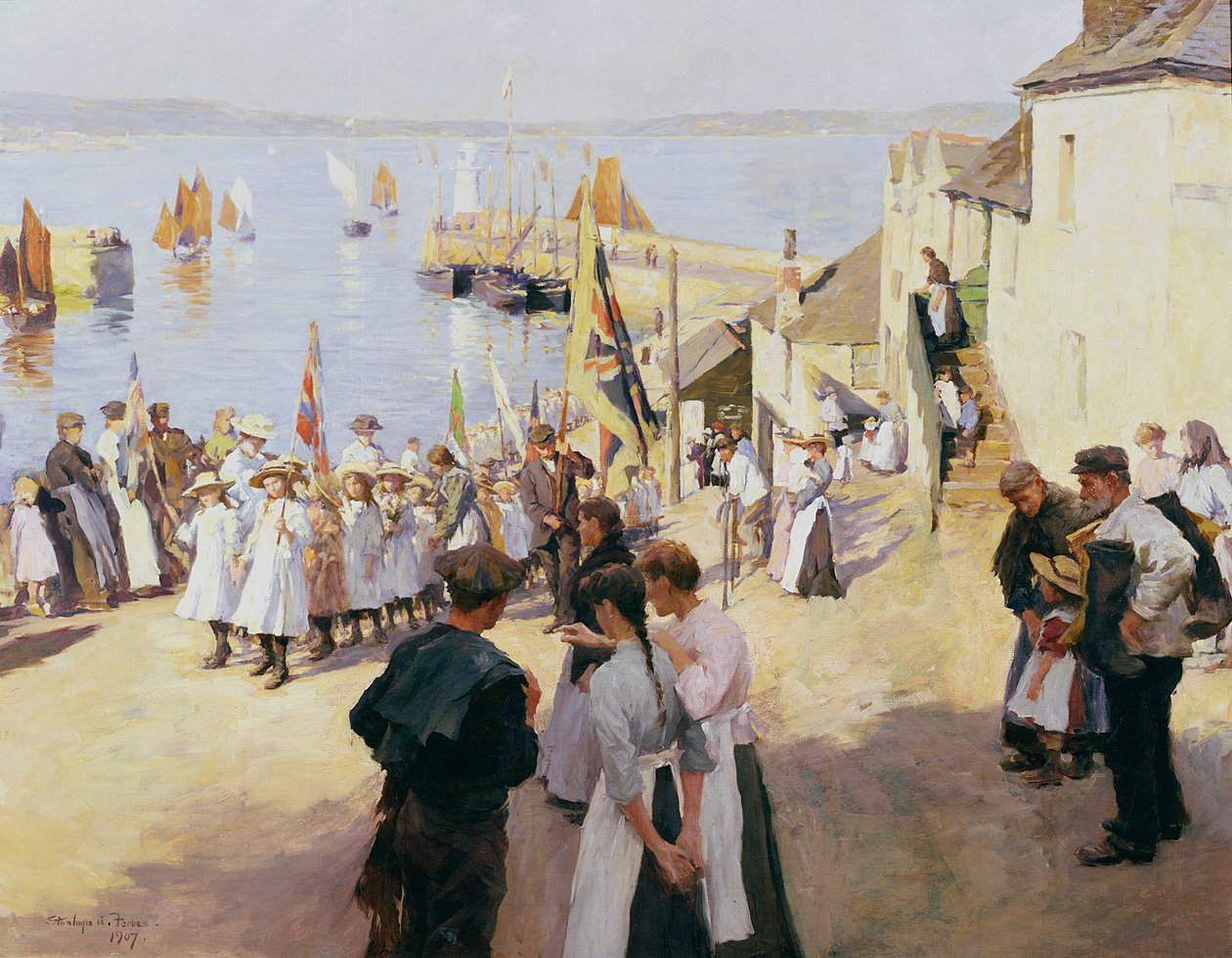 Galladag på Newlyn av Stanhope Alexander Forbes