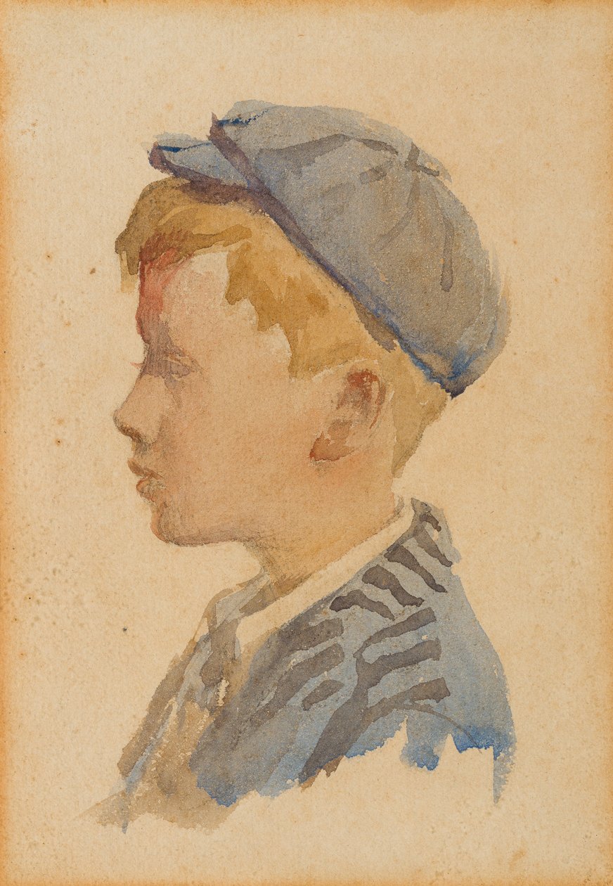 Portrett av Alec, ca. 1904 (akvarell på papir) av Stanhope Alexander Forbes