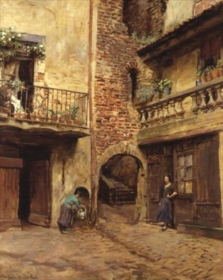 Balkongen, Cahors av Stanhope Alexander Forbes
