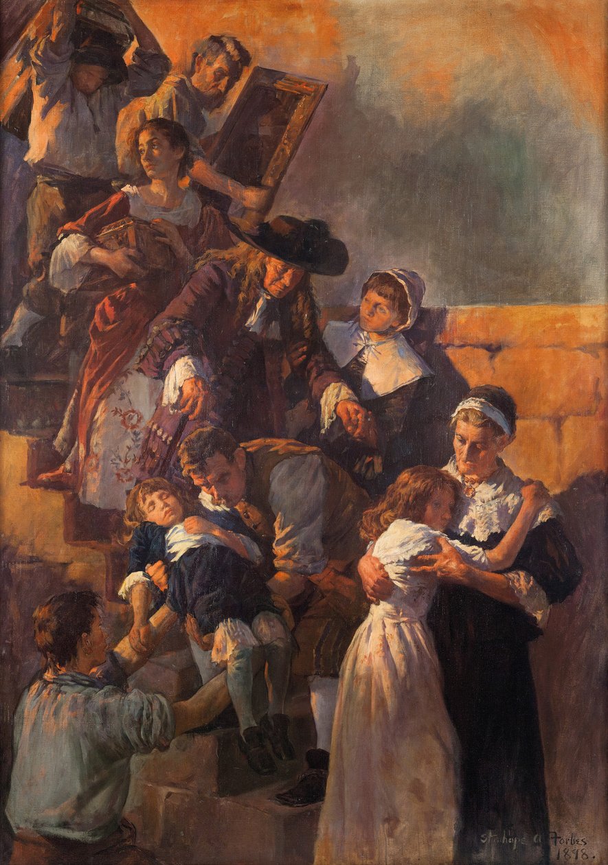 Den store brannen i London, 1666, 1898. av Stanhope Alexander Forbes
