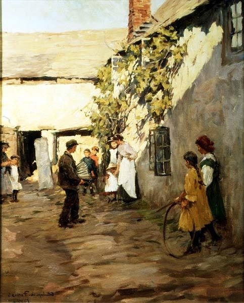 Den omreisende musikeren av Stanhope Alexander Forbes