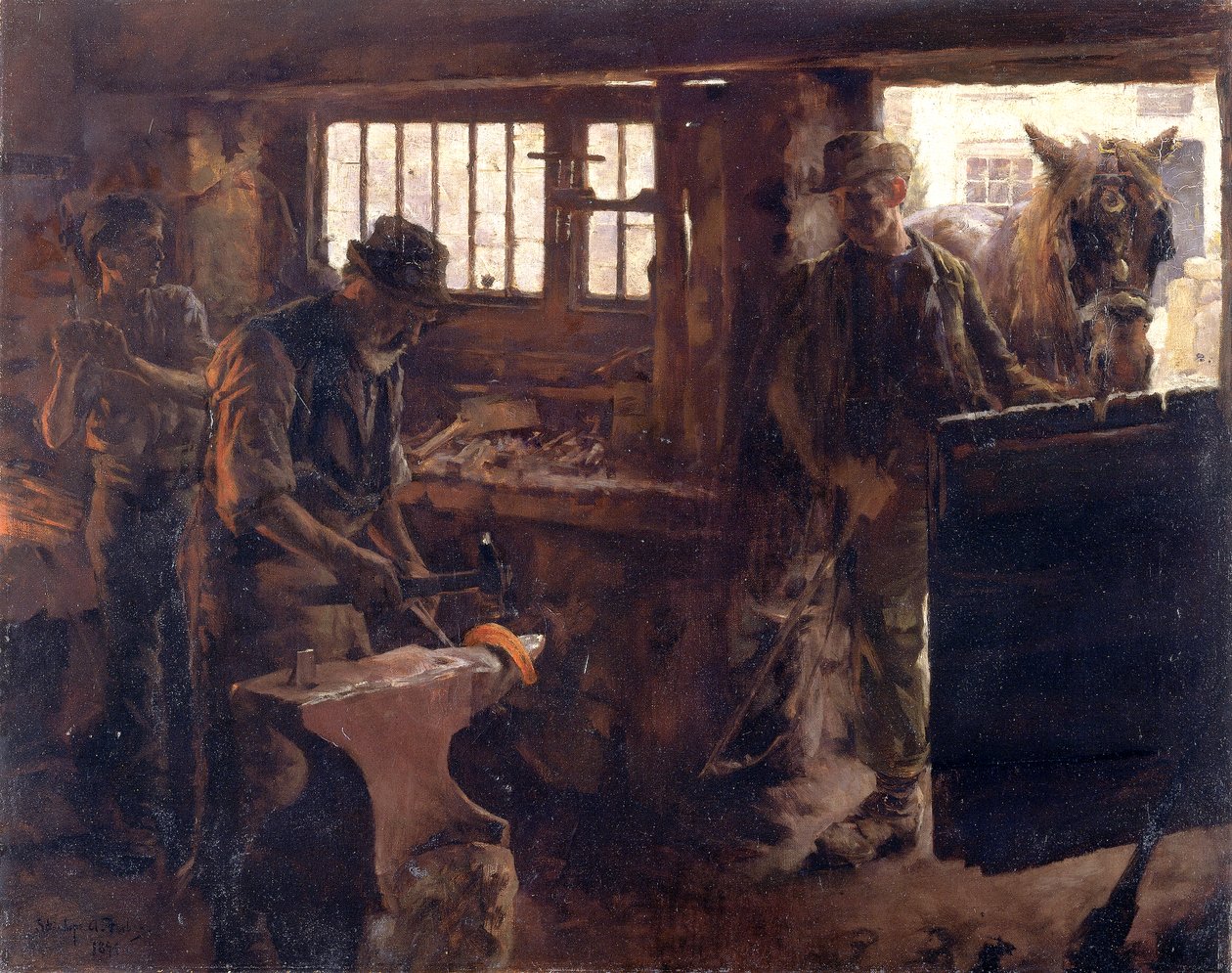 Den lille smeden av Stanhope Alexander Forbes