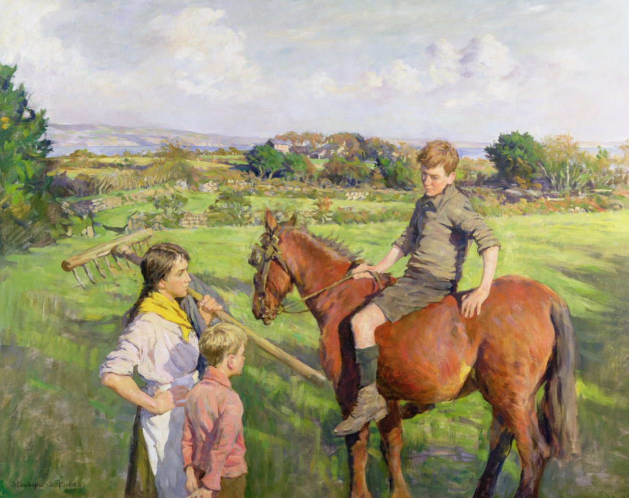 The New Mount (olje på lerret) av Stanhope Alexander Forbes