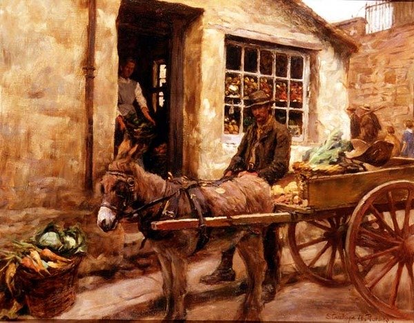 Grønnsaksvognen av Stanhope Alexander Forbes